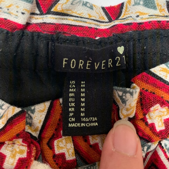 Multicolor Drawstring Cotton Shorts - Picture 3 of 4